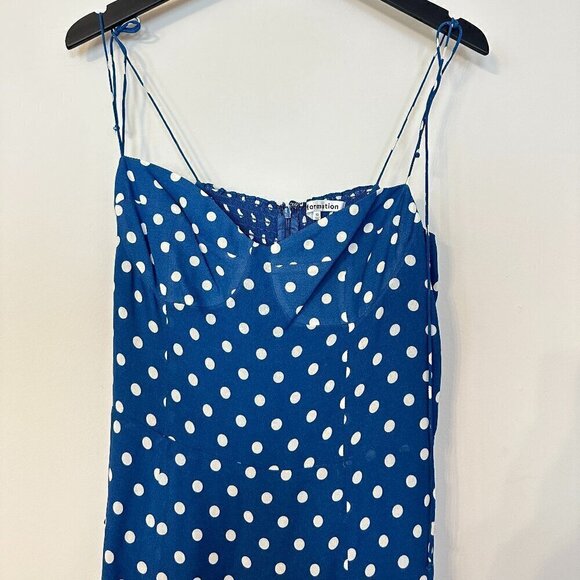 REFORMATION Juliette A-Line Dress in Lazuli Size US 10 - Picture 5 of 11